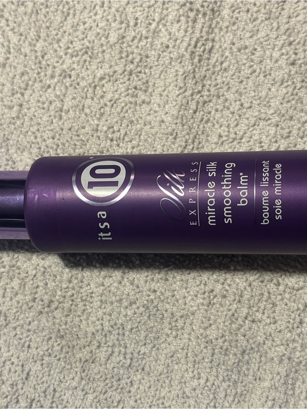 It’s a 10 Express Miracle Silk Smoothing Balm — Purple
